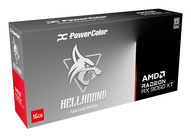 PowerColor Hellhound Spectral RX 9060 XT 16 GB GDDR6 Weiß