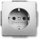 BUSCH-JAEGER SCHUKO-Steckdose 20EUCKS-866 edelstahl 20EUCKS-866 (2013-0-5276)