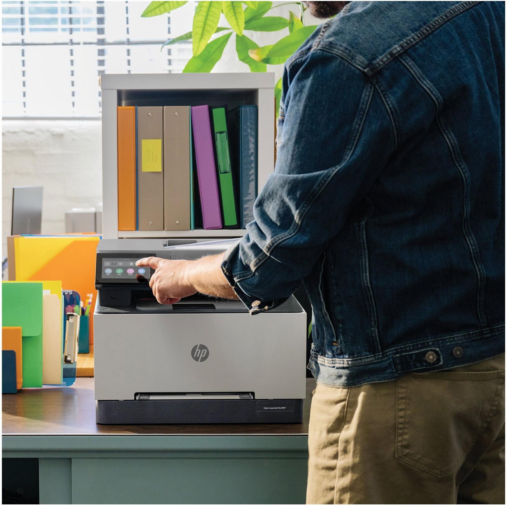 HP Color LaserJet Pro MFP 3302fdwg 25 Seiten/Min 600 x 600 DPI Blau