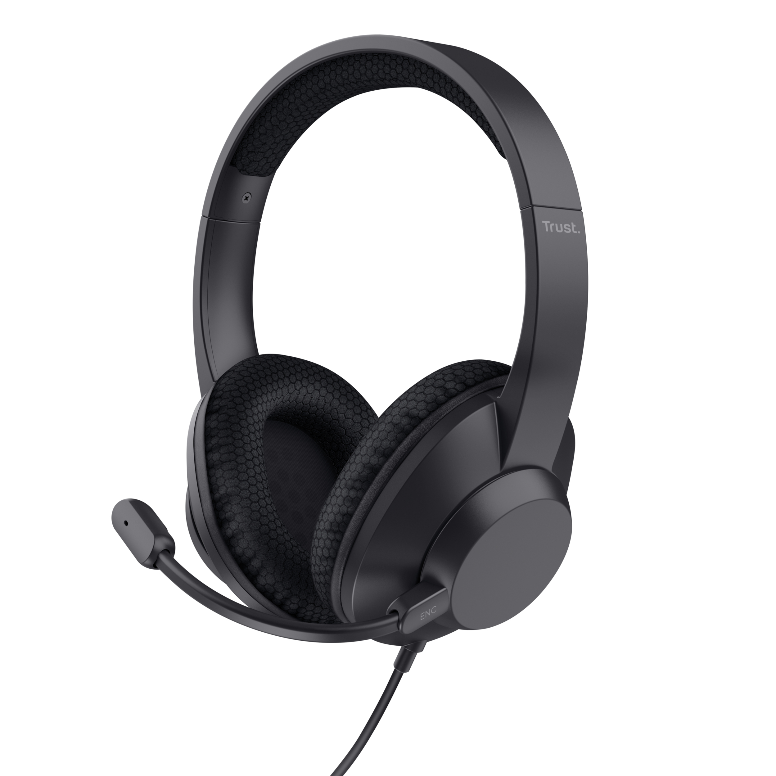 Trust Ayda Max On-Ear Headset Kabelgebunden USB-C Stereo Schwarz