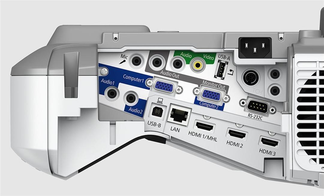 Epson EB-695Wi Ultrakurzdistanz-Projektor 3500 lm WXGA 3LCD LAN Grau, Weiß
