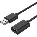 UNITEK Y-C418GBK USB Kabel 5 m USB 2.0 USB A Schwarz (Y-C418GBK)