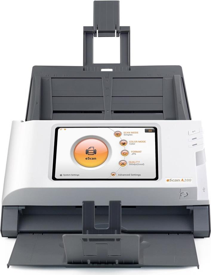 Plustek eScan A280 Essential Dokumentenscanner Schwarz, Weiß