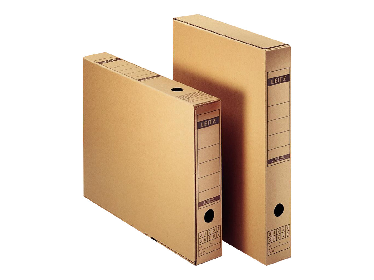 Leitz 6084-00-00 Aktenbox A4 Naturbraun