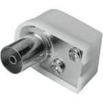 Hama Antennen-Kupplung, Koax-Winkel, schraubbar (00205217)