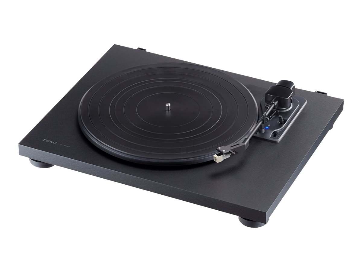 Teac TN-180BT-A3 Plattenspieler mit Riemenantrieb und Bluetooth - Halbautomatisch - Schwarz