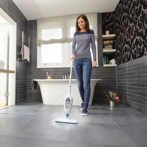 Black & Decker steam-mop FSMH13E10 1300 W Weiß
