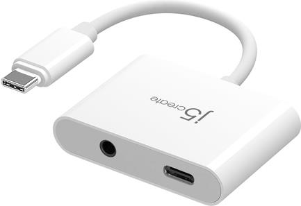 j5create JCA122 USB-C zu Kopfhöreranschluss / Ladeadapter (JCA122-N)