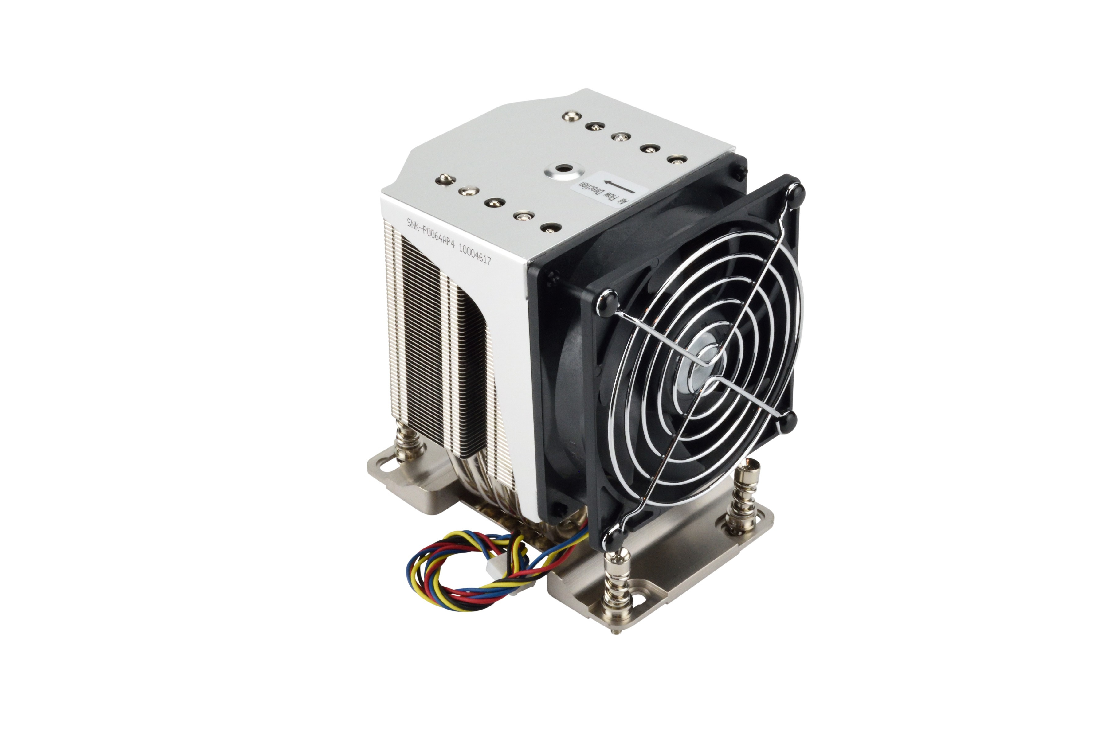 Supermicro SNK-P0064AP4 Prozessor-Luftkühler 4U Schwarz, Silber