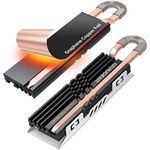 GrauGear Heatpipe Kühlkoerper SSD M.2 NVMe 2280 Graphen-Kupfe (G-M2HS07-GC)