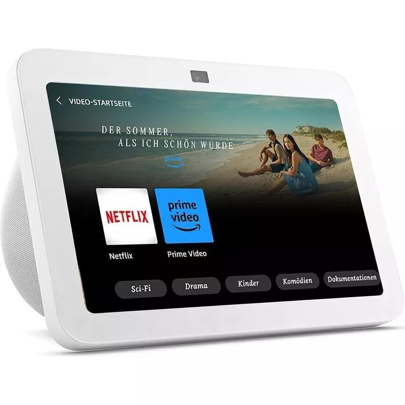 Amazon B0BLS3JJV8 - Amazon Alexa - Rechteck - Weiß - Deutsch - Englisch - Spanisch - Französisch - Italienisch - Android - Fire OS - iOS - 20,3 cm (8) (B0BLS3JJV8) - Sonderposten