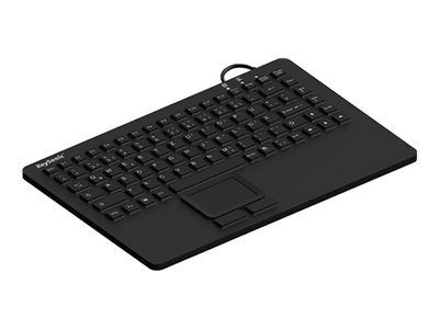 KeySonic KSK-5230 IN Kabelgebundene USB-Tastatur UK QWERTY Touchpad Wasserdicht Schwarz