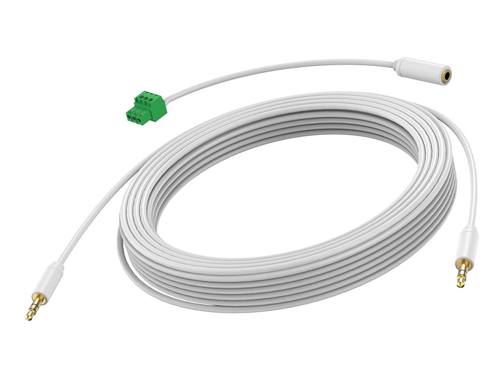 Vision Techconnect Audiokabel Mini-Stecker auf Mini-Stecker 10 m Weiß