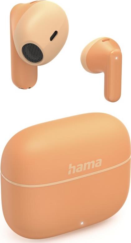 Hama Bluetooth®-Kopfhörer Freedom Light II, TWS, Earbuds, Sprachsteuerung, Or. (00221757)