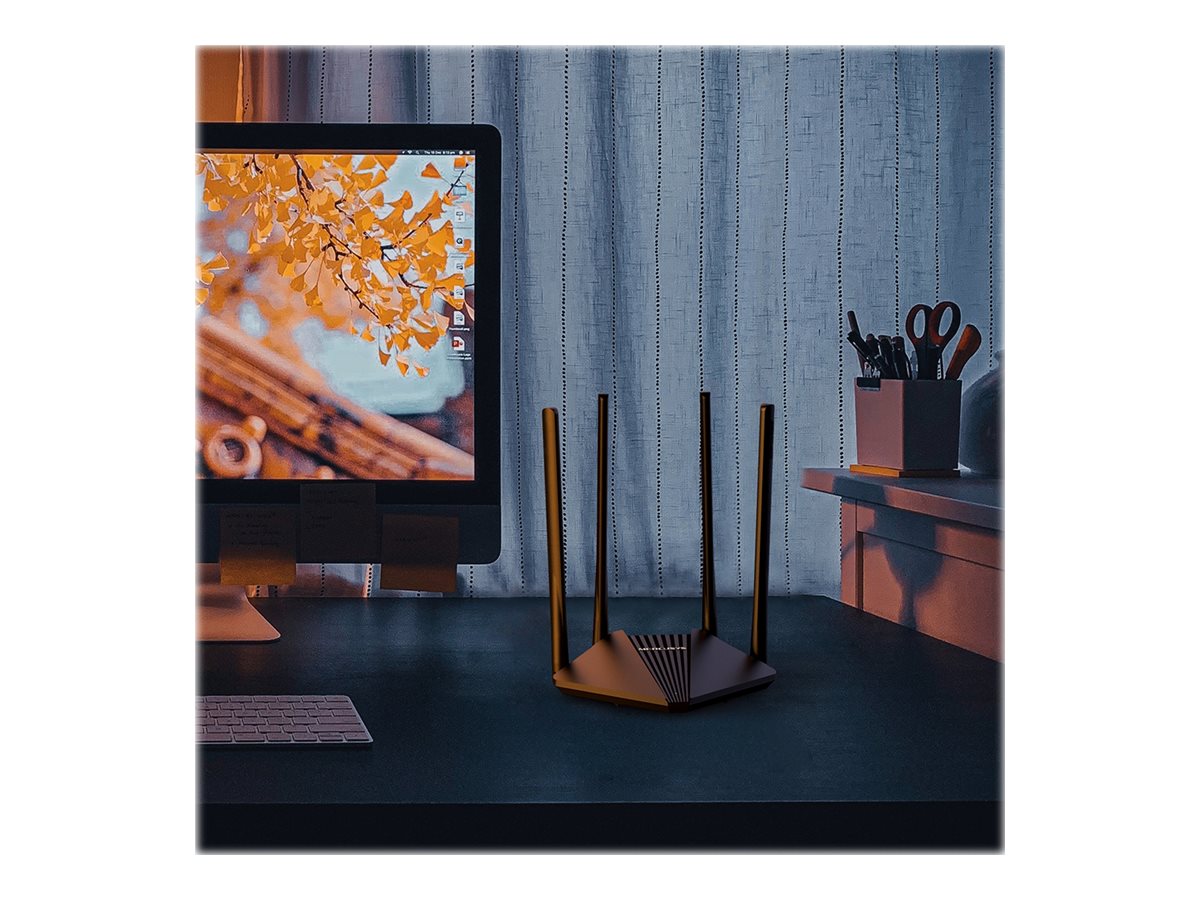 Mercusys MR30G AC1200 Dual-Band Gigabit WLAN-Router Schwarz