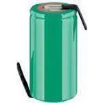 Wentronic Goobay Sub-C, 4000 mAh, Lötfahne (Z) - Nickel-Metallhydrid Akku (NiMH), 1,2 V, PVC, Lötfahne (Z) (72810)