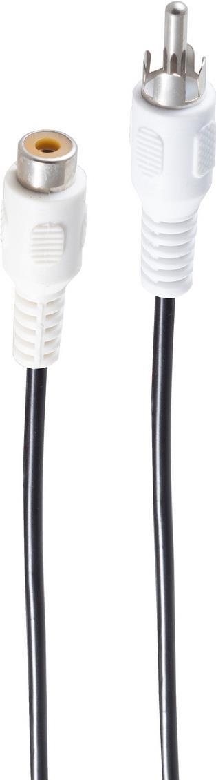 shiverpeaks BASIC-S Audiokabel, Cinchstecker - Cinchkupplung 2,5, mono, im Polybeutel mit Eurolochung (BS40014)