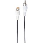 shiverpeaks BASIC-S Audiokabel, Cinchstecker - Cinchkupplung 2,5, mono, im Polybeutel mit Eurolochung (BS40014)