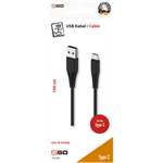 2GO 797281 USB Kabel 1 m USB B USB C Schwarz (797281)