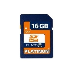 FLASH SDHC Card 16GB PLATINUM Class6 rt (177113)