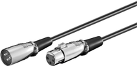 Microconnect XLRMF5 5m XLR (3-pin) XLR (3-pin) Schwarz Audio-Kabel (XLRMF5)