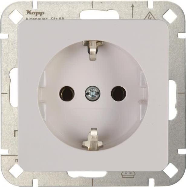 Kopp HK02 Schutzkontakt914813003Steckdose arktisweiß (914813003)