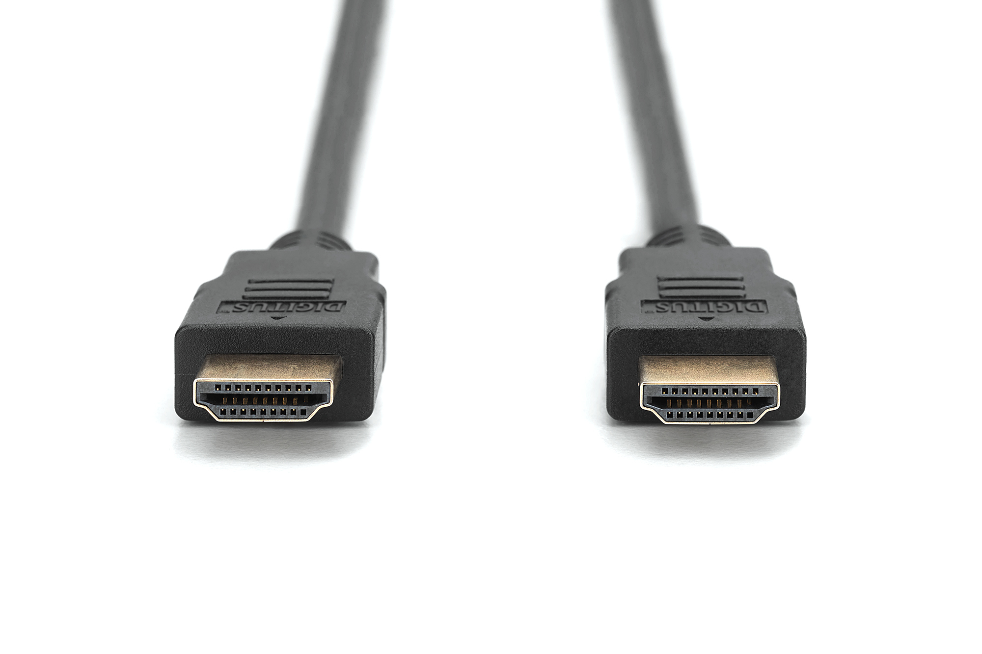 Digitus AK-330107-020-S HDMI-Kabel mit Ethernet 2 m HDMI 2.0 Schwarz