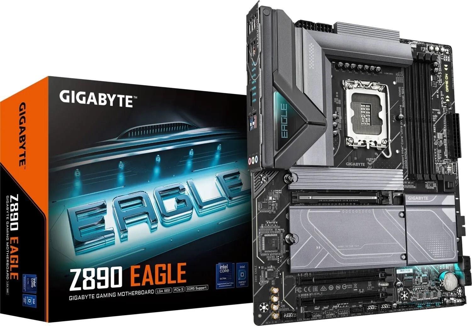 GIGABYTE Z890 EAGLE Mainboard, Sockel LGA 1851, Intel Z890, ATX, DDR5 (Z890 EAGLE)