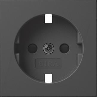 Gira Abd. SCHUKO-Steckd. SH Schwarz m 4921005 (4921005)