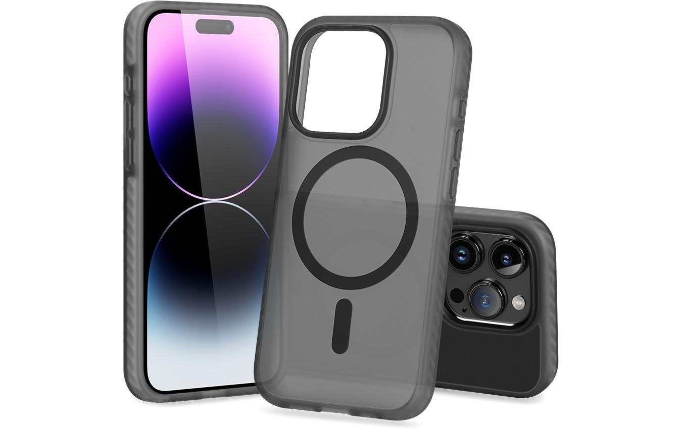 Nevox StyleShell Invisio Handyhülle für iPhone 16 Pro MagSafe Schwarz