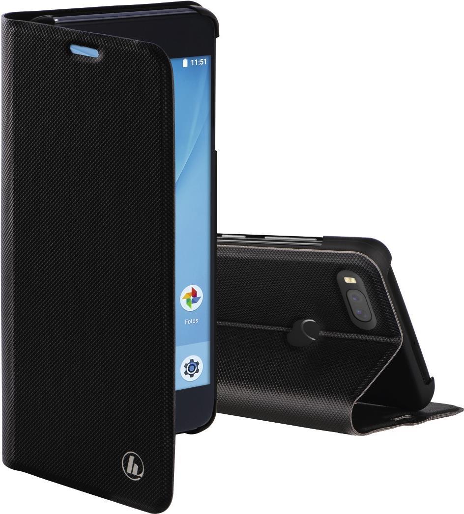 Hama Essential Line Slim Pro Booklet - Flip-Hülle für Mobiltelefon - Polyurethan - Schwarz - für Xiaomi MI A1