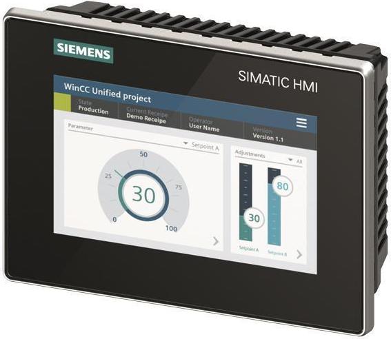 Siemens SIMATIC HMI 6AV2128-3GB06-0AX1 MTP700 Unif.Comfort Panel Touchbedienung 1 (6AV21283GB060AX1)