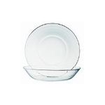 Esmeyer Glasteller / Dessertteller "Cosmos" aus Hartglas, Durchmesser: 140 mm, Höhe: 250 mm - 12 Stück (410-007)