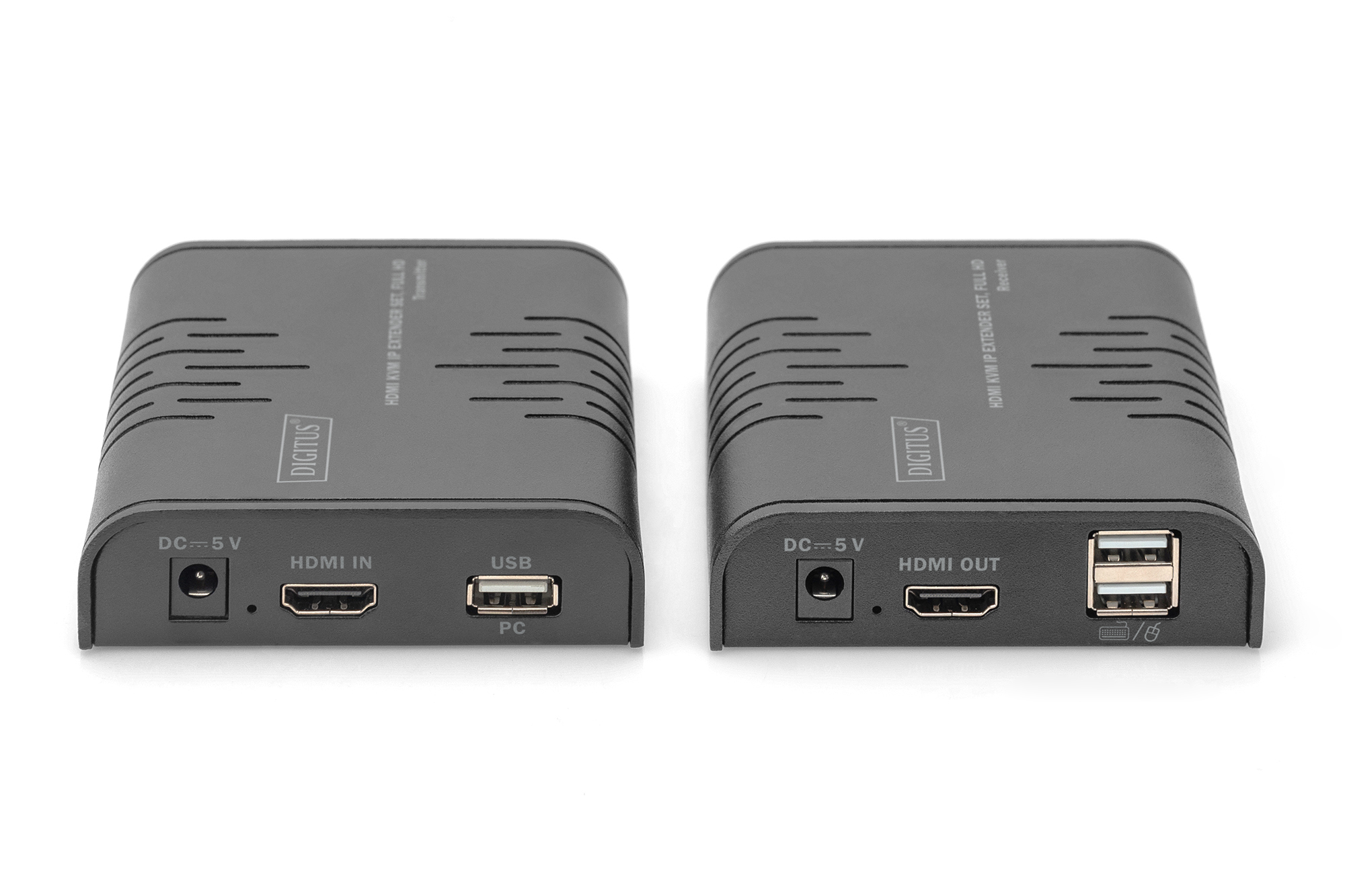 DIGITUS DS-55529 KVM-Extender HDMI Full HD Schwarz