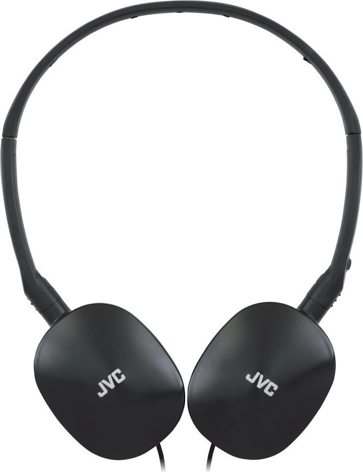 JVC Bügel-Kopfhörer, Headset-Funktion mit integriertem Mikrofon, Fernbedienung, faltbar, 3,5mm Klink schwarz (HA-S160M-BU)