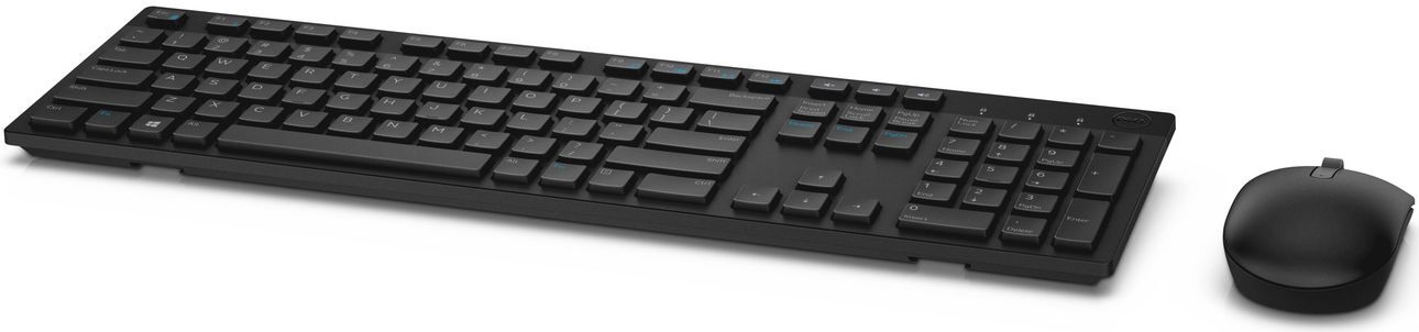 Dell KIT MSE/KYBD GER KM636-B LOGI Membrane, QWERTZ, Black, Mouse included (XW7GC)