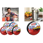 tesa Isolierband ISO TAPE, 19 mm x 20 m, schwarz Klebeband zum Isolieren und Reparieren elektrischer - 1 Stück (56190-00008-22)