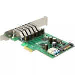 Delock PCI Express Karte > 6 x extern + 1 x intern USB 3.0 (89377) (geöffnet)