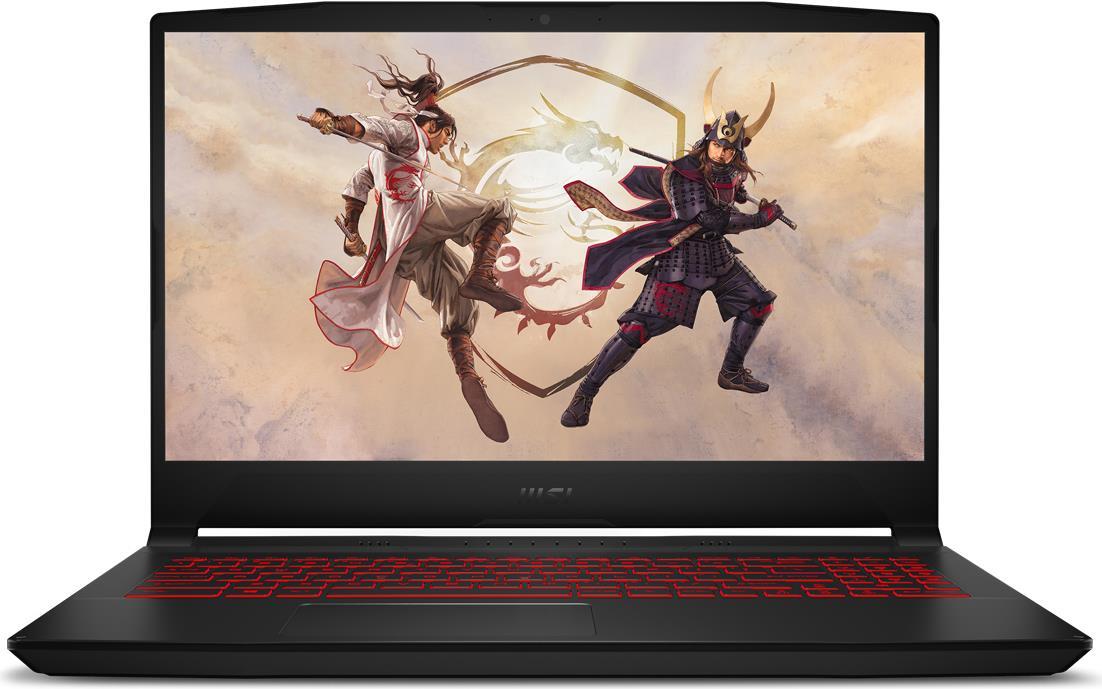 MSI Gaming GF66 12UGS-261 Katana Notebook 39,6 cm (15.6" ) Full HD Intel® Core™ i7 16 GB DDR4-SDRAM 1000 GB SSD NVIDIA GeForce RTX 3070 Ti Wi-Fi 6 (802.11ax) FreeDOS Schwarz (001583-261)