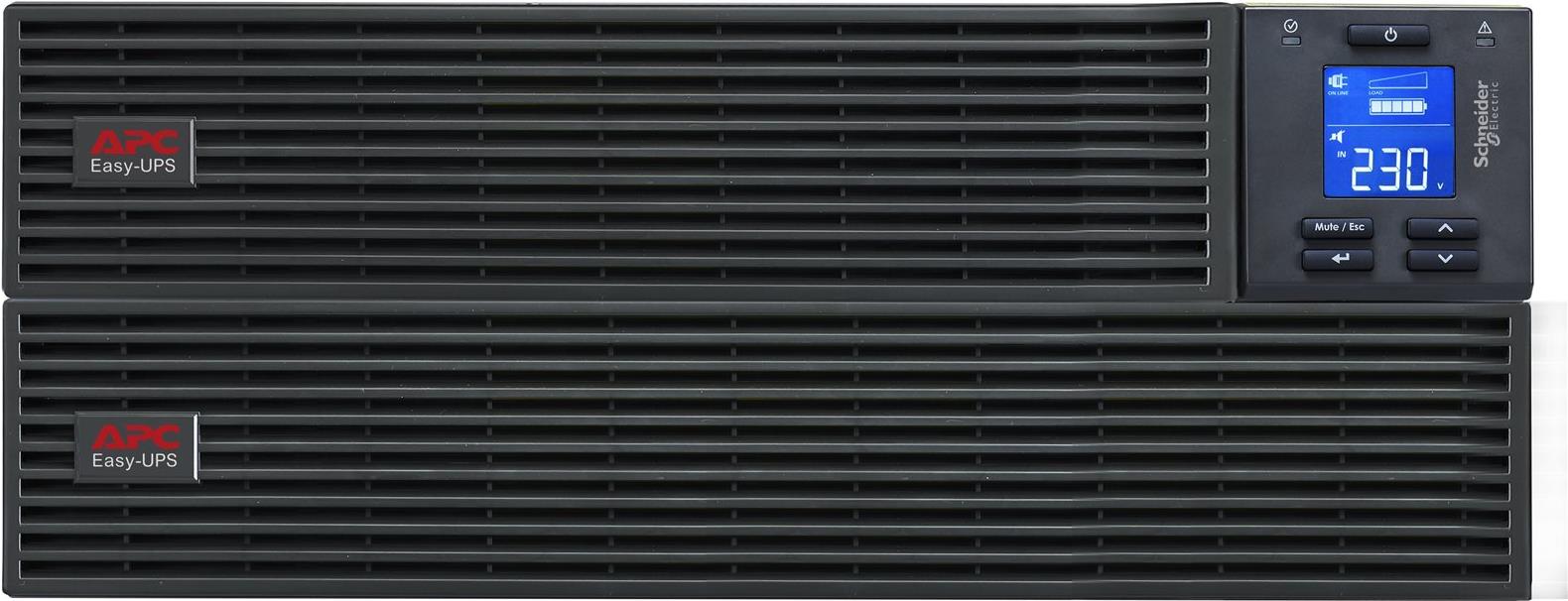 APC Easy UPS SRV SRV6KRIRK Online-USV 6000 VA 6000 W 4U Rack Schwarz