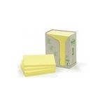 Post-it 655-1T Haftnotiz Recycling Notes Tower, 76 x 127 mm, 80 g, 100 Blatt, 16 Block, gelb (655-1T)