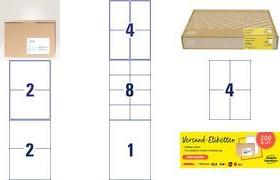 Avery Zweckform 600 Versandetiketten weiss (8026-300)
