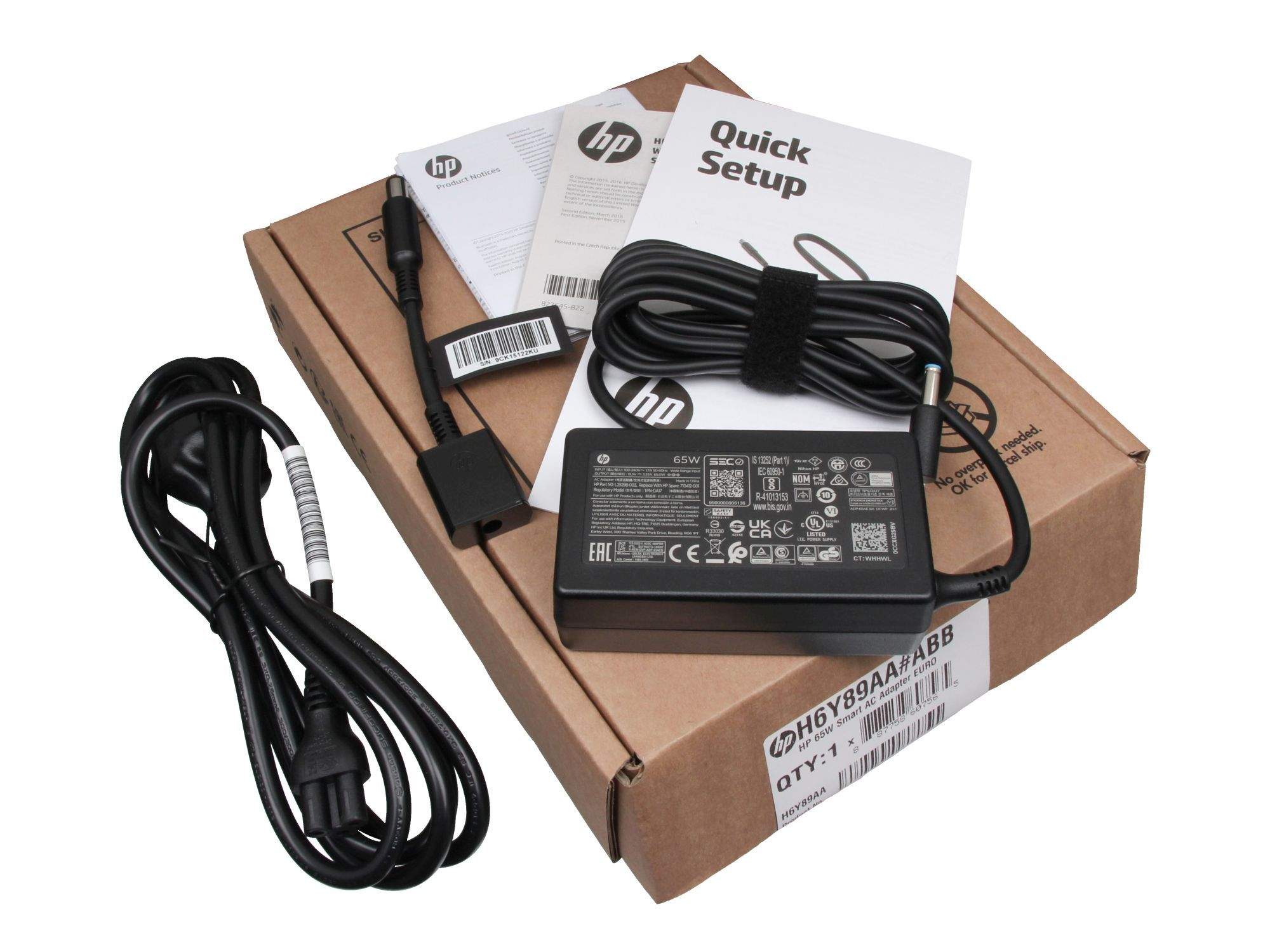 HP 2Q009AV Netzteil 65 W