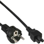 InLine® Netzkabel für Notebook, 3pol Kupplung, schwarz, 10m (16656D)