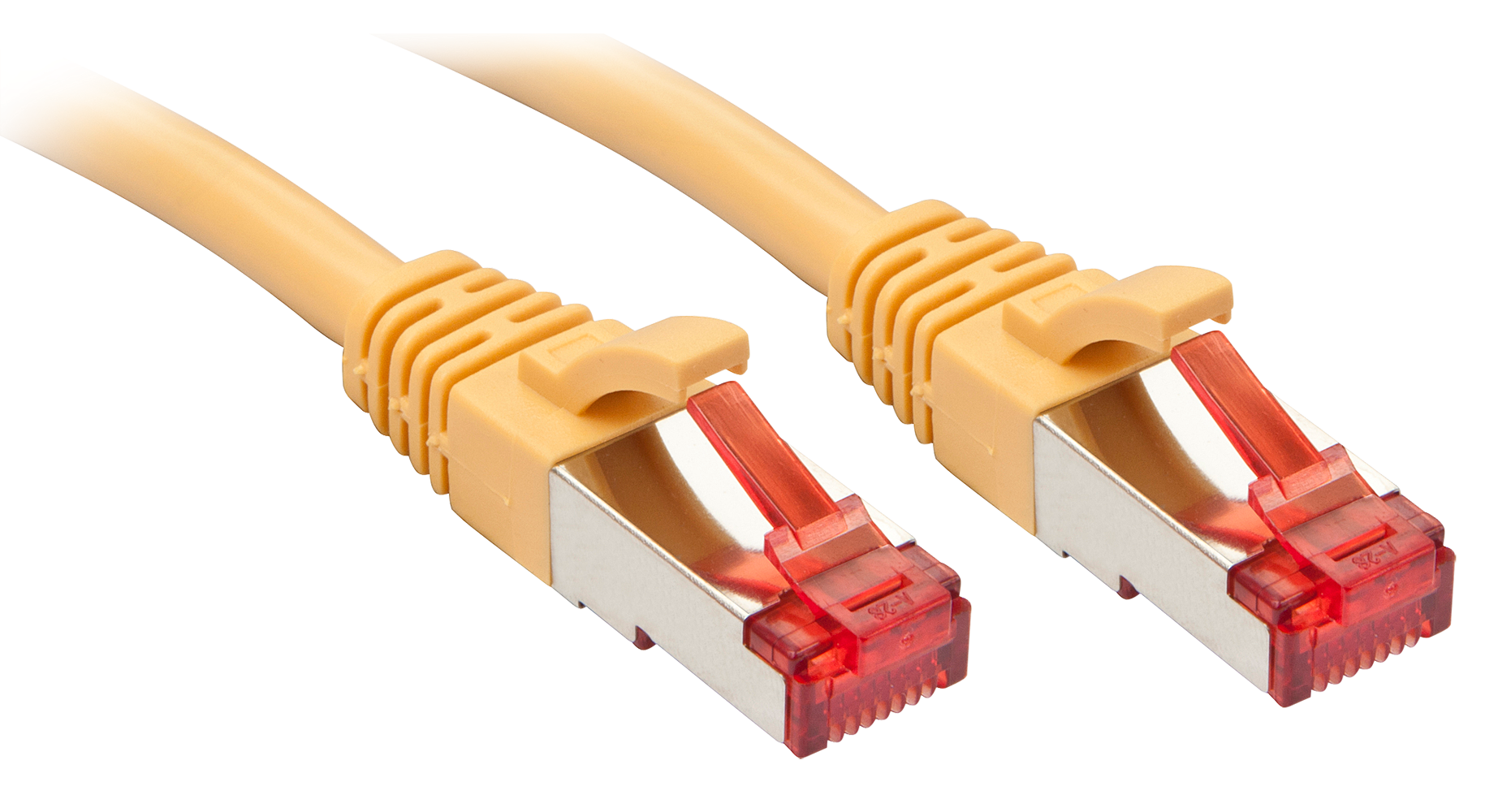 LINDY Cat.6 S/FTP Kabel, gelb, 0,3m Patchkabel (47760)