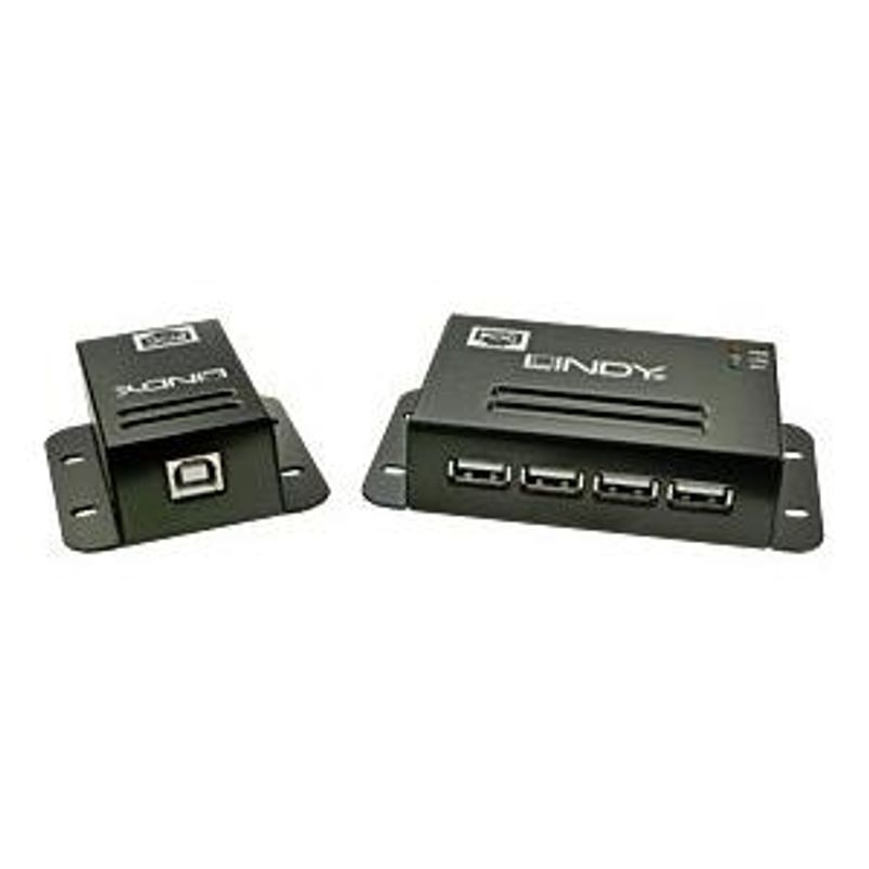 Lindy 50m 4 Port USB 2.0 Cat.5 Extender 50m Verlängerung für 4 USB  