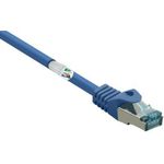 RF-5044038 RJ45 Netzwerkkabel Patchkabel CAT 6a S/FTP 1.00 m Blau Flammwidrig 1 St. (RF-5044038)