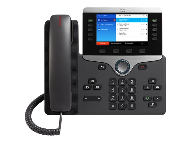Cisco IP-Telefon 8851 5" Display 5 Leitungen PoE Schwarz
