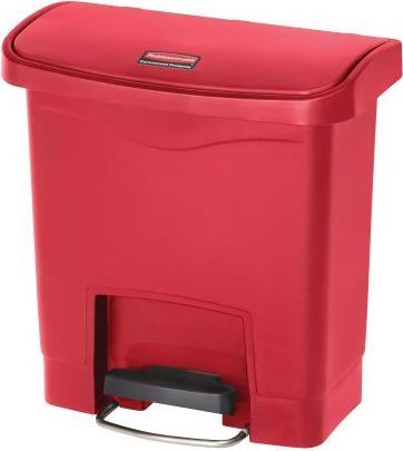 Rubbermaid 1883563 Mülleimer 15 l Rechteckig Kunststoff - Harz Rot (1883563)