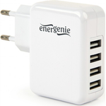 EnerGenie EG-U4AC-02 Ladegerät für Mobilgeräte Innenraum Weiß (EG-U4AC-02)